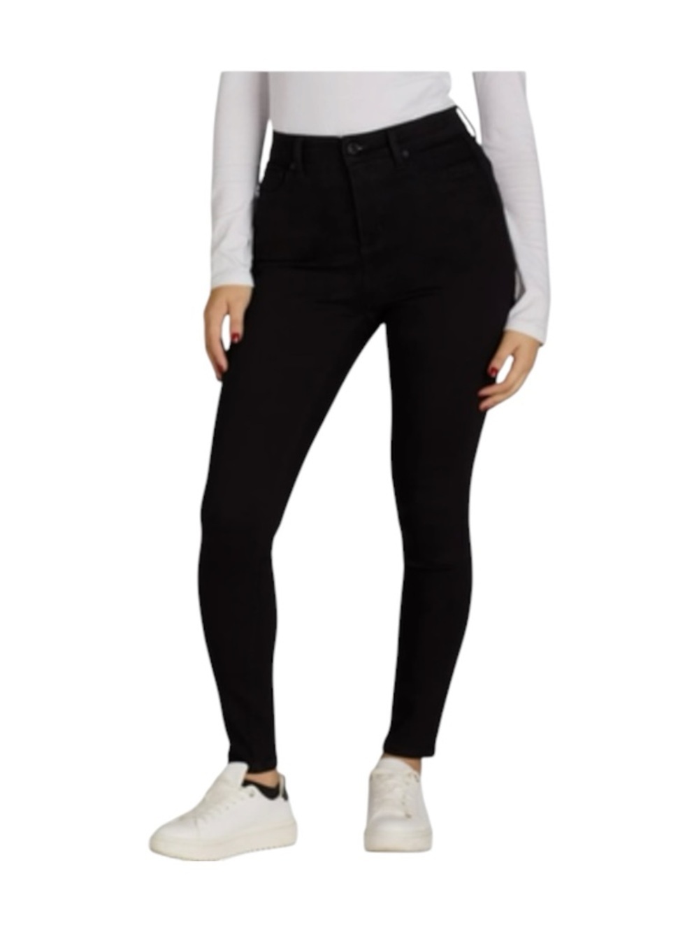 NWT-TIME & TRU-High rise  Women's black Skinny Jeans-size 14